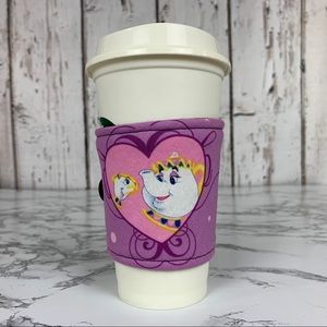 NEW in pkg Coffee Drink Cozy Mrs. Potts & Chip